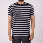 kaos pendek model salur