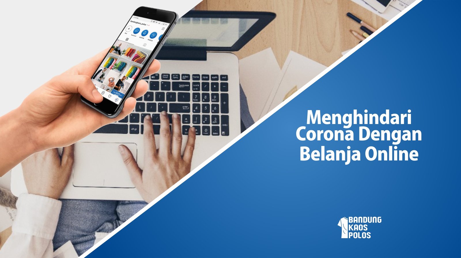 menghindari korona dengan belanja online