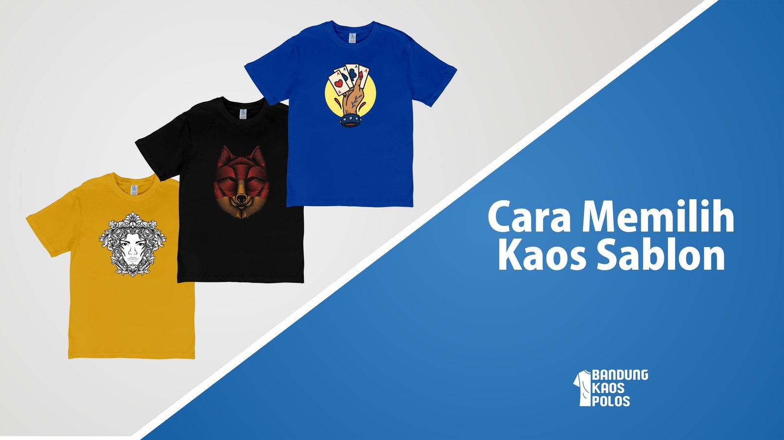 Cara memlilih Kaos Sablon