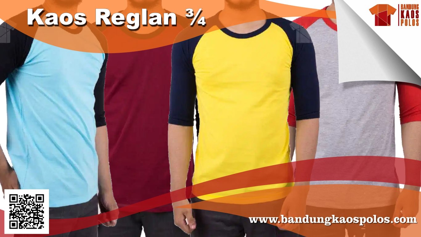 Kaos Raglan ¾ untuk Sehari-hari